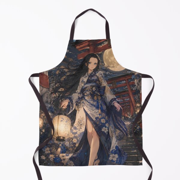 Item preview, Nico Robin Moonlit Shrine Kimono designed and sold by mildaclairmo.