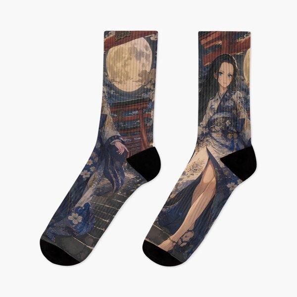 Item preview, Nico Robin Moonlit Shrine Kimono designed and sold by mildaclairmo.