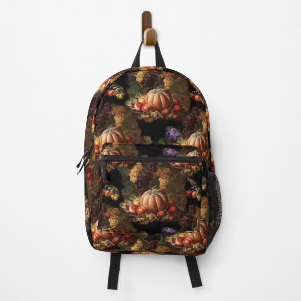 Item preview, Pumpkin and Fruits Moody Vintage Dutch Art Collage  designed and sold by CanisArtStudio.