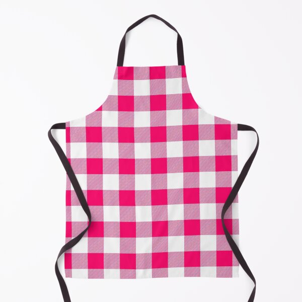 Item preview, Candy Cane Buffalo Plaid in Hot Pink and White designed and sold by Angela Dow.
