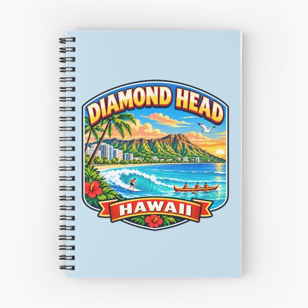 Item preview, Diamond Head, Hawaii designed and sold by Myra365Art.