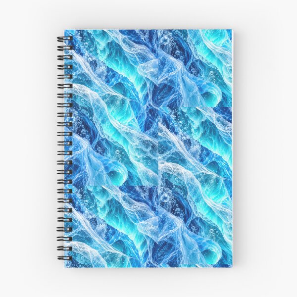Item preview, Frozen Ice Waves Abstract Art designed and sold by FaithArt777.