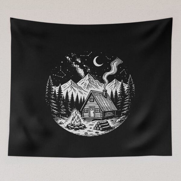 Item preview, Cabin In The Wilderness designed and sold by Anugrah januar.