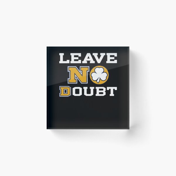 Item preview, Leave No Doubt Notre Dame Style Shamrock Varsity Letter Sports Pride Apparel designed and sold by slmfams.