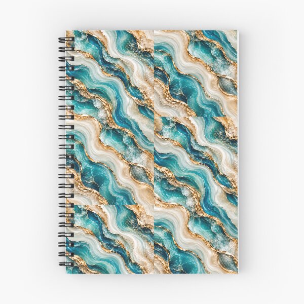 Item preview, Teal Gold Marble Agate Design designed and sold by FaithArt777.
