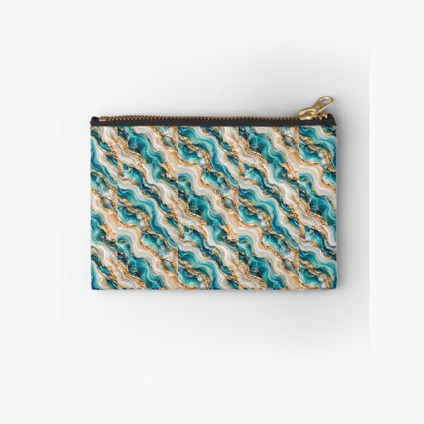 Item preview, Teal Gold Marble Agate Design designed and sold by FaithArt777.