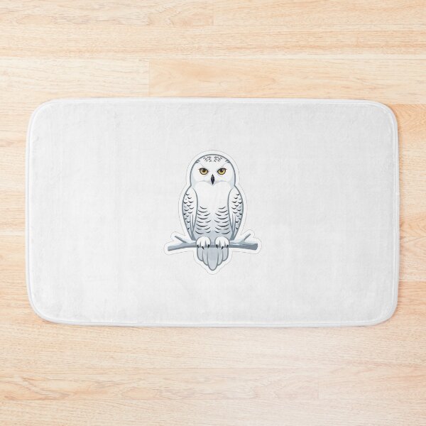 Item preview, Majestic White Owl Perched on Branch designed and sold by Owcomm.