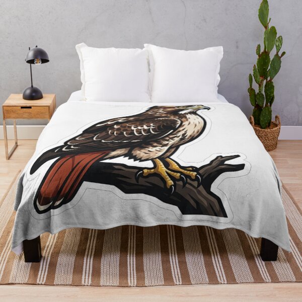 Item preview, Majestic Red Tailed Hawk Perched on Branch designed and sold by Owcomm.