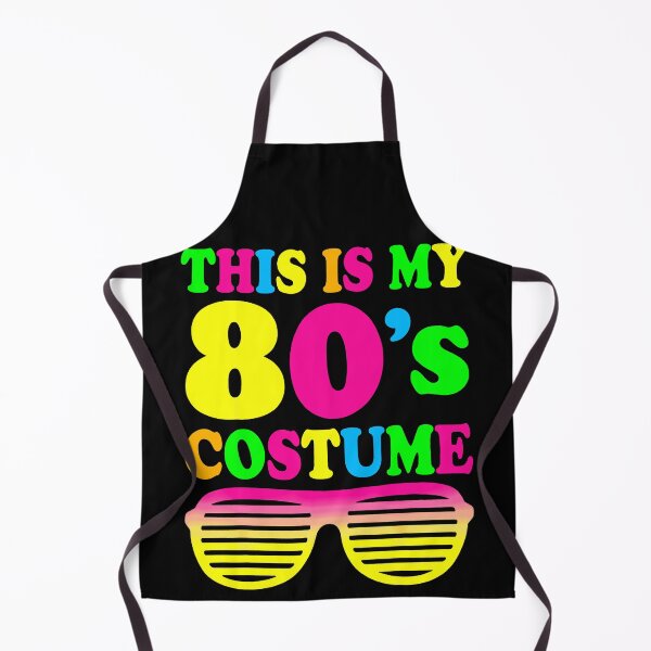 Item preview, This Is My 80s Costume Neon Rainbow Text Shutter Shades Retro Party Apparel designed and sold by slmfams.