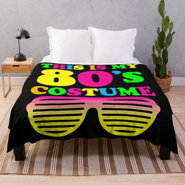 Item preview, This Is My 80s Costume Neon Rainbow Text Shutter Shades Retro Party Apparel designed and sold by slmfams.
