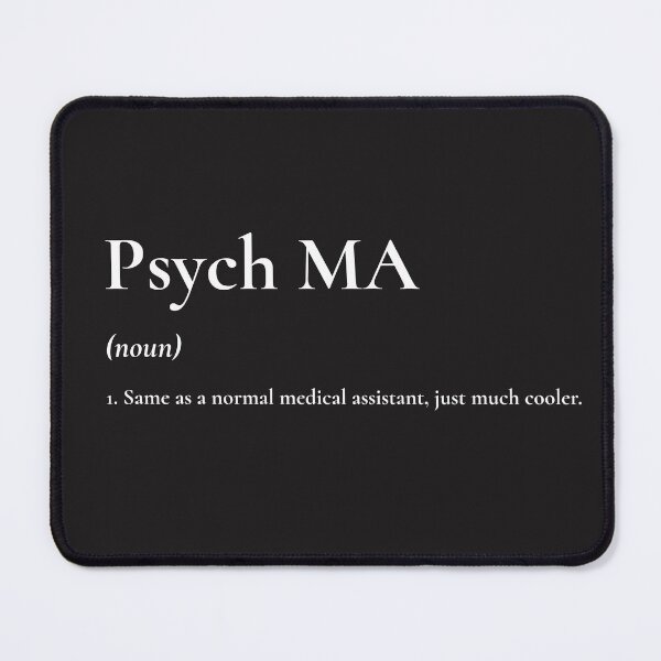 Item preview, Psych MA designed and sold by piercedgirl13.