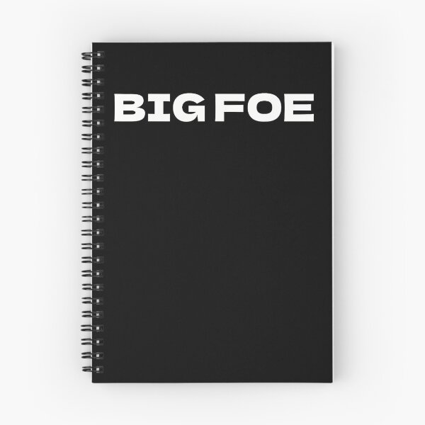 Item preview, Big Foe Bold White Text Black Background Simple Strong Statement Apparel designed and sold by slmfams.
