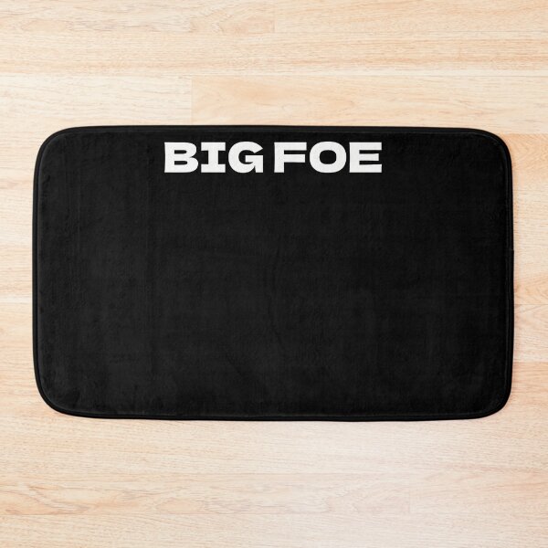 Item preview, Big Foe Bold White Text Black Background Simple Strong Statement Apparel designed and sold by slmfams.