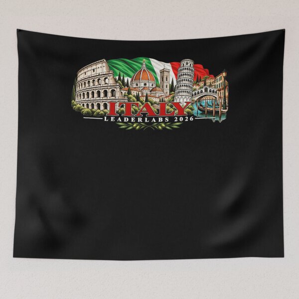 Item preview, Italy Leaderlabs 2026 Colosseum Pisa Tower Venice Landmarks Travel Pride Apparel designed and sold by slmfams.