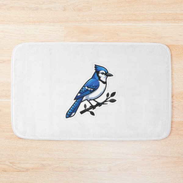 Item preview, Vibrant Blue Jay Perched on Branch designed and sold by Owcomm.