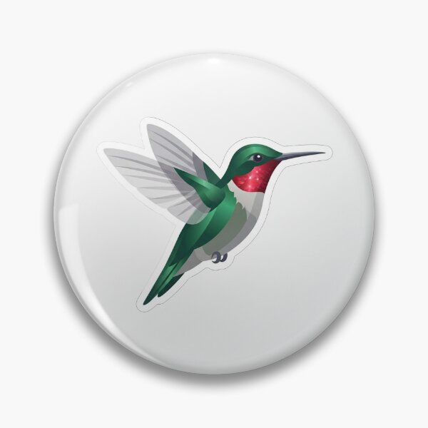 Item preview, Vibrant Emerald Hummingbird In Mid Flight designed and sold by Owcomm.