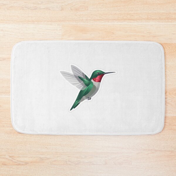 Item preview, Vibrant Emerald Hummingbird In Mid Flight designed and sold by Owcomm.