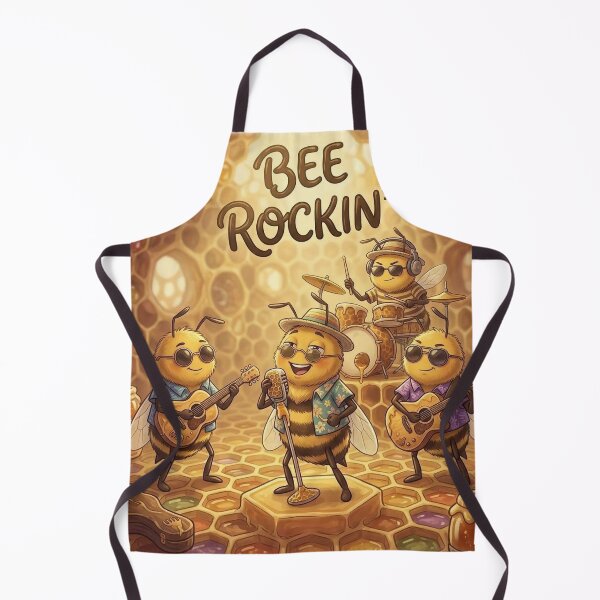 Item preview, Bee Rockin,band of Honey Bees making music designed and sold by ArtisticBeek.