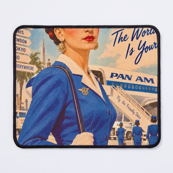Item preview, Vintage Pan Am Stewardess Frida designed and sold by reggiemercedes.
