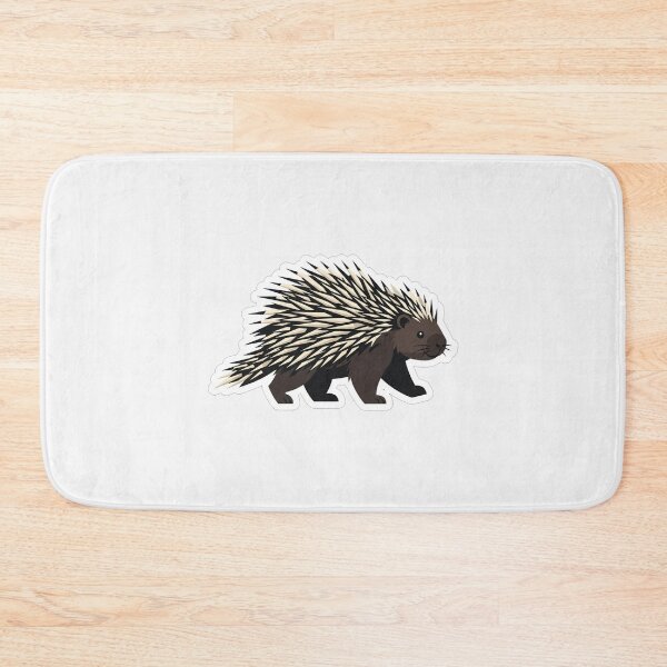 Item preview, Cute Porcupine Quill Animal Vector Illustration designed and sold by Owcomm.