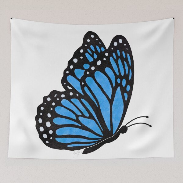Item preview, Blue butterfly designed and sold by Ana Gorozpe.