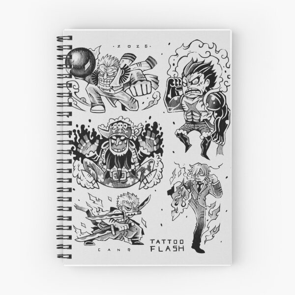 Item preview, One piece Tattoo flash 5 - Cangdt  designed and sold by cangdt.