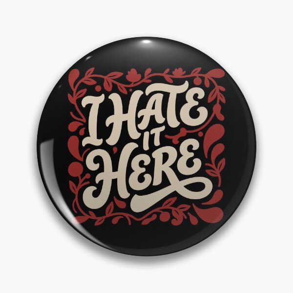 Item preview, I Hate It Here - Retro Lettering. #4 designed and sold by EunsooLee.