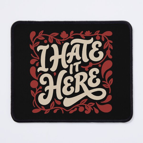 Item preview, I Hate It Here - Retro Lettering. #4 designed and sold by EunsooLee.