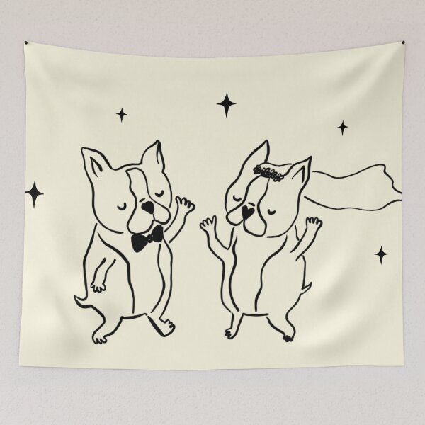 Item preview, Boston Terrier Wedding designed and sold by ladybugdaisy.