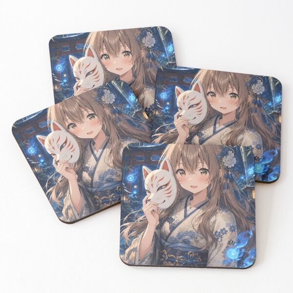 Item preview, Shouko Nishimiya A Silent Voice Fox Mask Moonlight designed and sold by mildaclairmo.