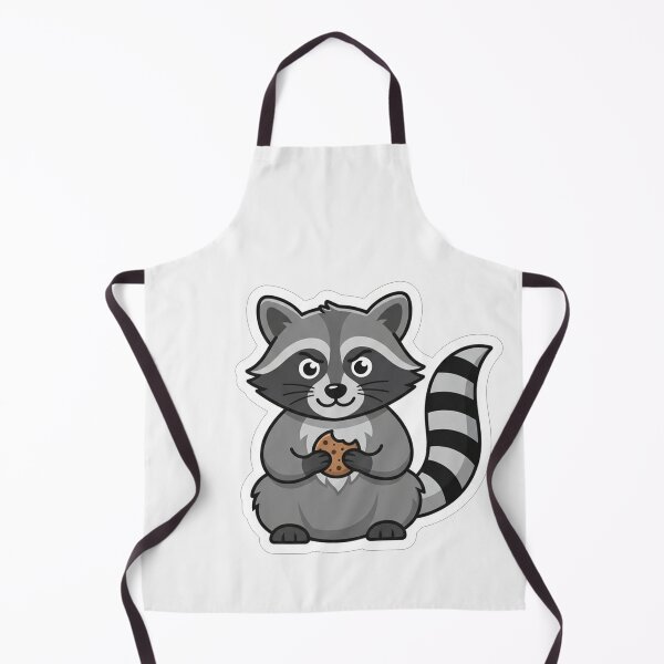 Item preview, Cute Mischievous Raccoon Eating A Cookie designed and sold by Owcomm.