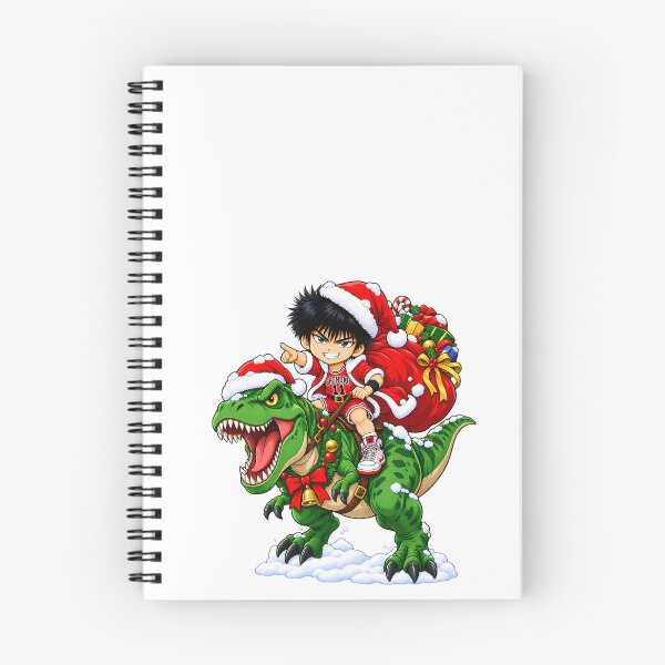 Item preview, Kaede Rukawa Slam Dunk Christmas T Rex Ride designed and sold by mildaclairmo.