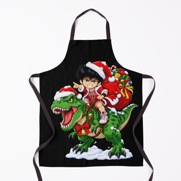 Item preview, Kaede Rukawa Slam Dunk Christmas T Rex Ride designed and sold by mildaclairmo.