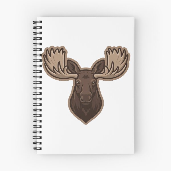 Item preview, Majestic Moose Head Vector Illustration Art designed and sold by Owcomm.