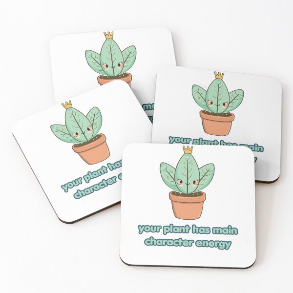 Item preview, Main Character Energy Plant Funny Houseplant Design designed and sold by FashionDollQtr.