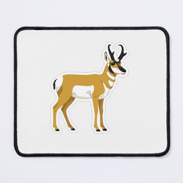 Item preview, Cute Pronghorn Antelope Vector Illustration designed and sold by Owcomm.