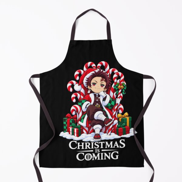Item preview, Tanjiro Kamado Demon Slayer Christmas Candy Cane Throne designed and sold by mildaclairmo.