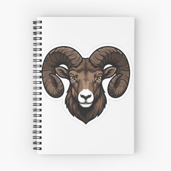 Item preview, Majestic Bighorn Ram Head With Horns designed and sold by Owcomm.