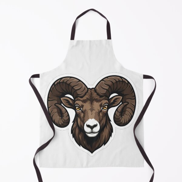 Item preview, Majestic Bighorn Ram Head With Horns designed and sold by Owcomm.