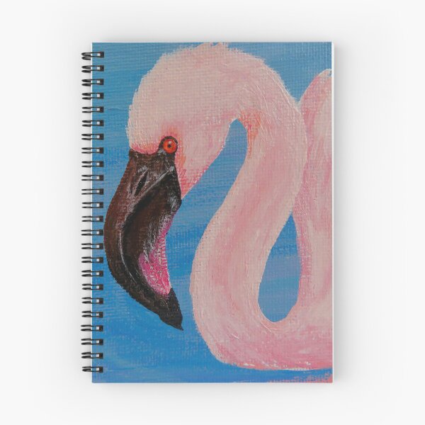 Item preview, Lesser Flamingo Side Eye designed and sold by Magpie's Miscellany.