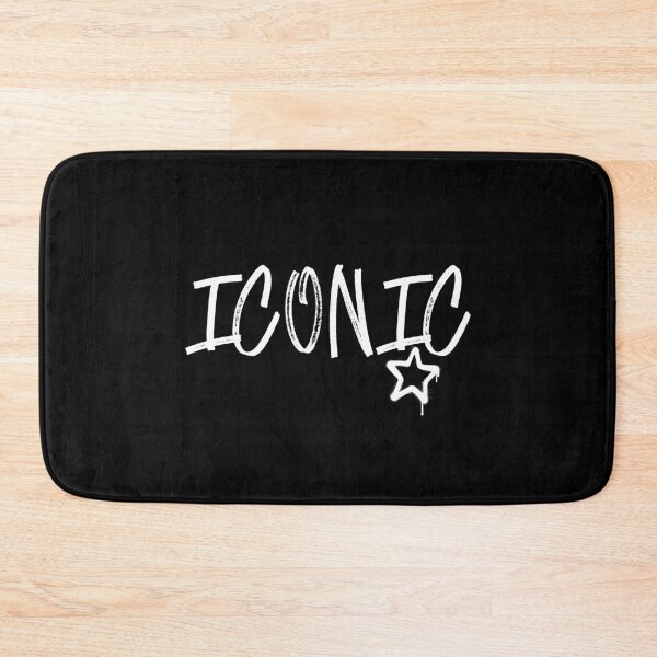 Item preview, ICONIC Brush Lettering Bold White Graffiti Typography Modern Street Style designed and sold by HYPNK.