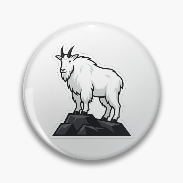 Item preview, Majestic Mountain Goat Standing On A Rock designed and sold by Owcomm.