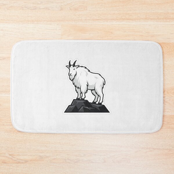 Item preview, Majestic Mountain Goat Standing On A Rock designed and sold by Owcomm.