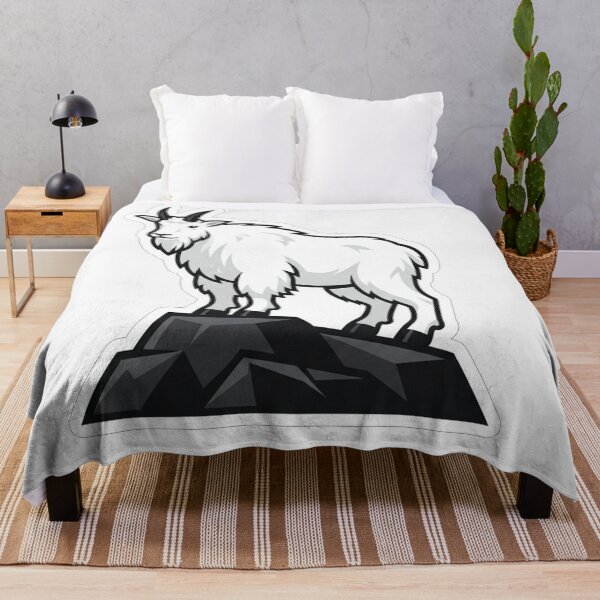 Item preview, Majestic Mountain Goat Standing On A Rock designed and sold by Owcomm.