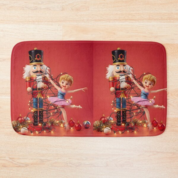 Item preview, Funny Nutcracker Tangled in Christmas Lights Ballerina Doll Art designed and sold by VibranPalette.