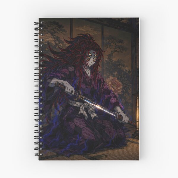 Item preview, Kokushibou Demon Slayer Moonlit Chamber Samurai Mood designed and sold by mildaclairmo.