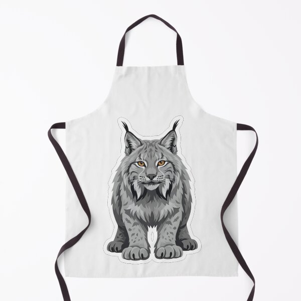 Item preview, Fierce Wild Canada Lynx Big Cat Portrait designed and sold by Owcomm.