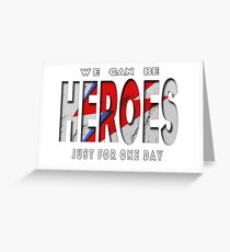 Heroes Greeting Card