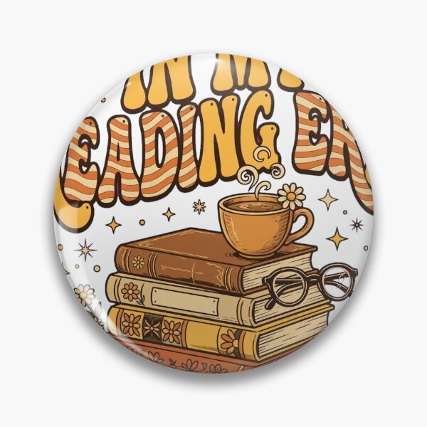 Item preview,  In My Reading Era Retro Design | Groovy Book Lover Gift | Vintage Books Coffee Glasses | Bookish designed and sold by velmora1289.