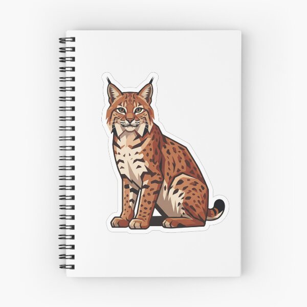 Item preview, Majestic Wild Bobcat Portrait Vector Illustration designed and sold by Owcomm.